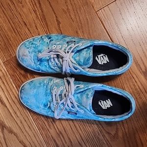 Ocean print Vans Shoes